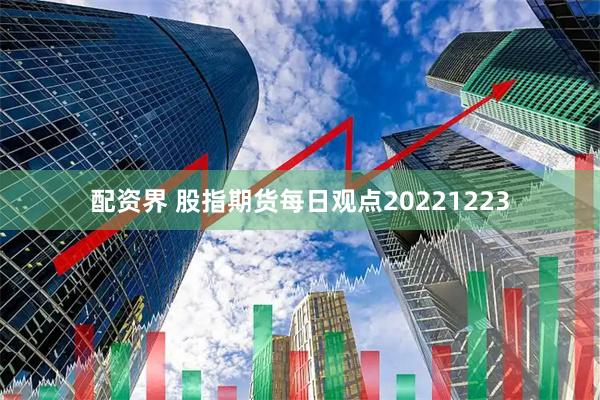 配资界 股指期货每日观点20221223